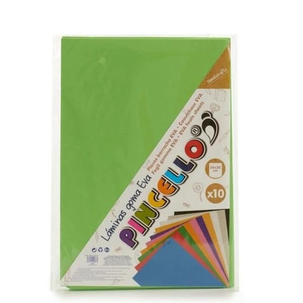 Pincello papper grönt skumark (30 x 2 x 20 cm) (10 stycken) - BIG-S3600193