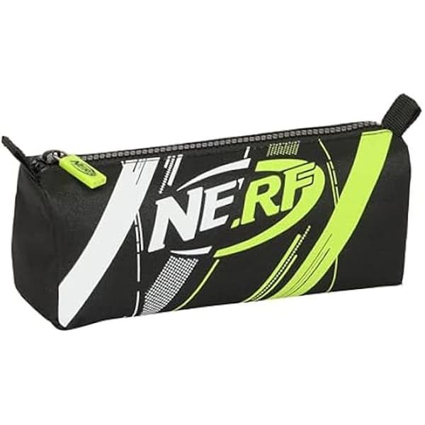 Pennfodral - SAFTA - Nerf Get Ready - Dragkedja - Fack - Skolbarn