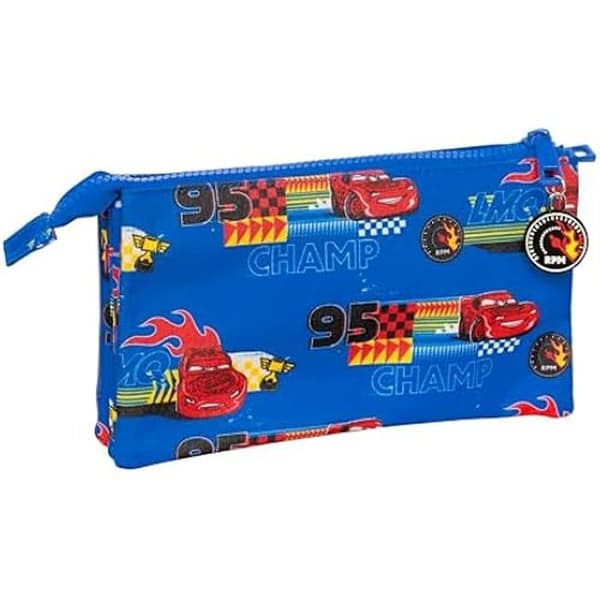 Trousse Triple - SAFTA - Bilar Tävlingsklara - Röd - Bekväm - För Skolelever