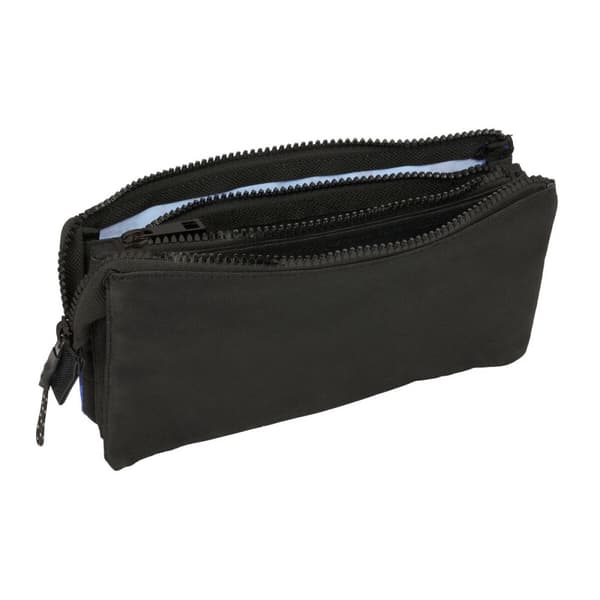 Tredobbelt bæretaske El Niño Roller Blå Sort 22 x 12 x 3 cm