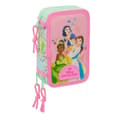 Miniatyrbillede 1 af 6: Penalhus med Tilbehør Disney Princess Bloom Pink Akvamarin 12,5 x 19,5 x 5,5 cm 37 Dele
