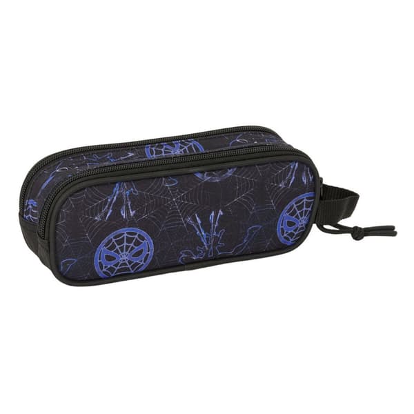 Dubbel bär-allt Spider-Man Attack Svart 21 x 8 x 6 cm
