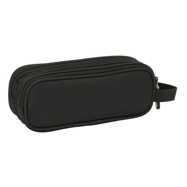 Dubbel bär-allt Kappa Dark Svart 21 x 8 x 6 cm