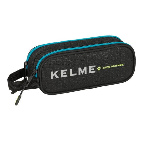 Dubbel bär-allt Kelme Iron Svart 21 x 8 x 6 cm