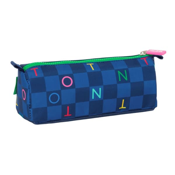 Bag Benetton Damero Marinblå 21 x 8 x 7 cm