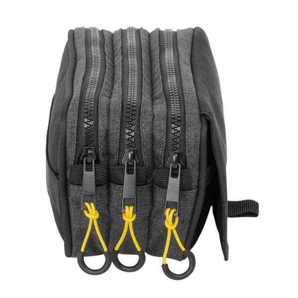 Tredubbel Carry-all Munich Topo Svart 21,5 x 10 x 8 cm