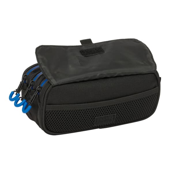 Tredubbel Carry-all Kelme Jet black Svart 21,5 x 10 x 8 cm
