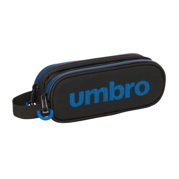 Kaksilokeroinen laukkku Kelme Jet black Musta 21 x 8 x 6 cm