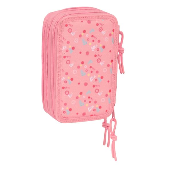 Koululaisen penaali lisätarvikkeilla Moos Passion Monivärinen 12,5 x 19,5 x 5,5 cm 37 Kappaletta