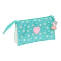Miniatyrbild 2 av 3: Tredubbel Carry-all Peppa Pig Pretty flowers Gul Mint 22 x 12 x 3 cm