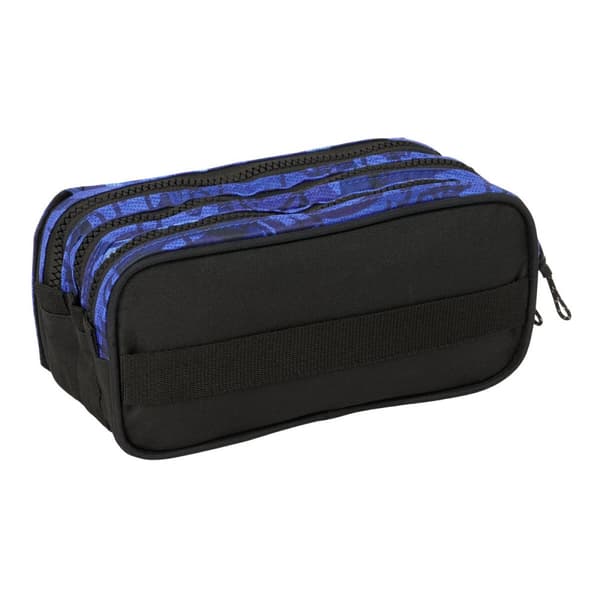 Tredobbelt bæretaske El Niño Roller Blå Sort 21,5 x 10 x 8 cm