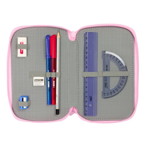 Penalhus med Tilbehør Glow Lab Swing Multifarvet 12,5 x 19,5 x 5,5 cm 37 Dele