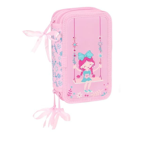 Penalhus med Tilbehør Glow Lab Swing Multifarvet 12,5 x 19,5 x 5,5 cm 37 Dele