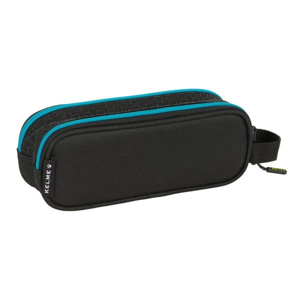 Dubbel bär-allt Kelme Iron Svart 21 x 8 x 6 cm