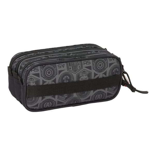 Tredubbel Carry-all The Avengers Vendetta Svart 21,5 x 10 x 8 cm