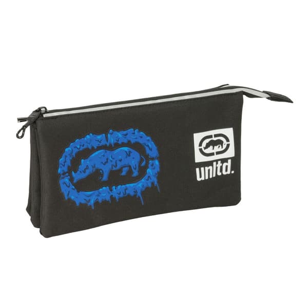 Tredubbel Carry-all Eckō Unltd. Worldwide Svart 22 x 12 x 3 cm