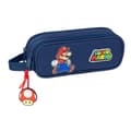 Pikkukuva 1 / 3: Kaksilokeroinen laukkku Super Mario Trick Punainen Tummansininen 21 x 8 x 6 cm