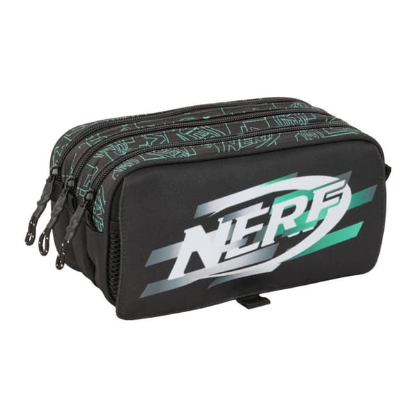 Kolmilokeroinen laukku Nerf Game Musta 21,5 x 10 x 8 cm