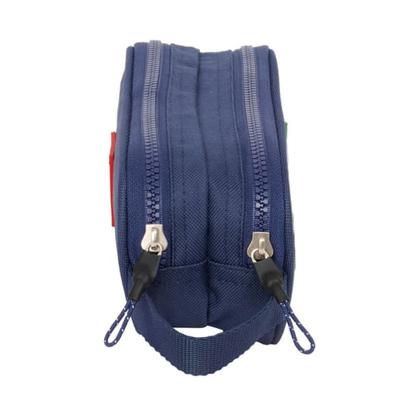 Dobbelt carry-all Benetton Flag Marineblå 21 x 8 x 6 cm