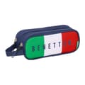Miniatyrbillede 1 af 3: Dobbelt carry-all Benetton Flag Marineblå 21 x 8 x 6 cm