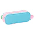 Miniatyrbillede 3 af 3: Dobbelt carry-all Benetton Unique Pink Turkisblå 21 x 8 x 6 cm
