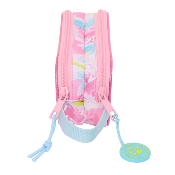 Dobbelt carry-all Barbie Painterly Pink Himmelblå 21 x 8 x 6 cm