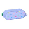 Miniatyrbillede 2 af 3: Dobbelt carry-all Benetton Lila Syren 21 x 8 x 6 cm