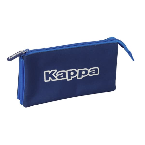 Tredobbelt bæretaske Kappa Rain Marineblå 22 x 12 x 3 cm