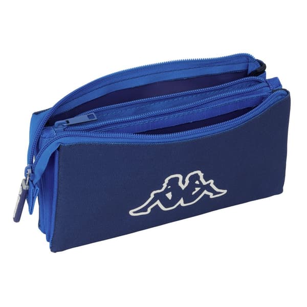 Tredobbelt bæretaske Kappa Rain Marineblå 22 x 12 x 3 cm