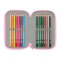 Miniatyrbillede 5 af 6: Penalhus med Tilbehør Barbie Painterly Pink Himmelblå 12,5 x 19,5 x 5,5 cm 37 Dele