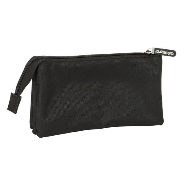 Trippelbag Kappa Dark Svart 22 x 12 x 3 cm