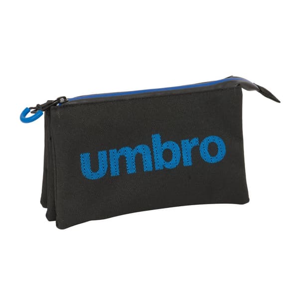 Kolmilokeroinen laukku Kelme Jet black Musta 22 x 12 x 3 cm