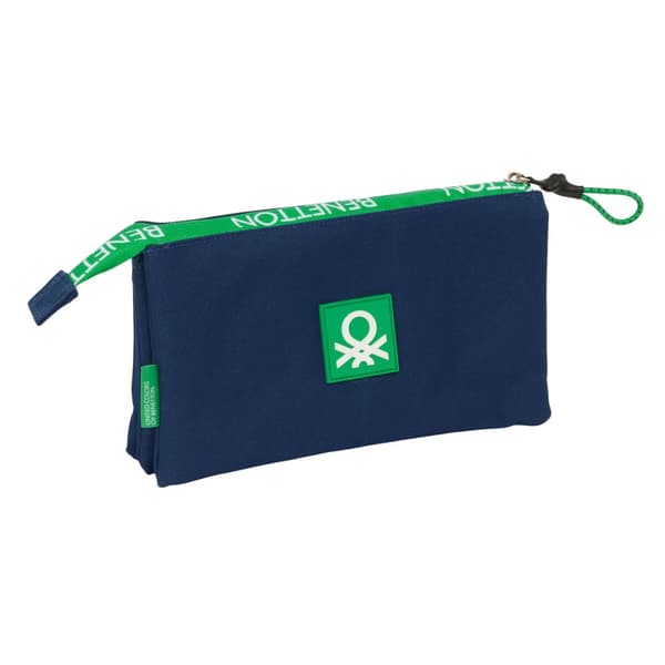 Vadsæk Benetton Green Marineblå 22 x 12 x 3 cm