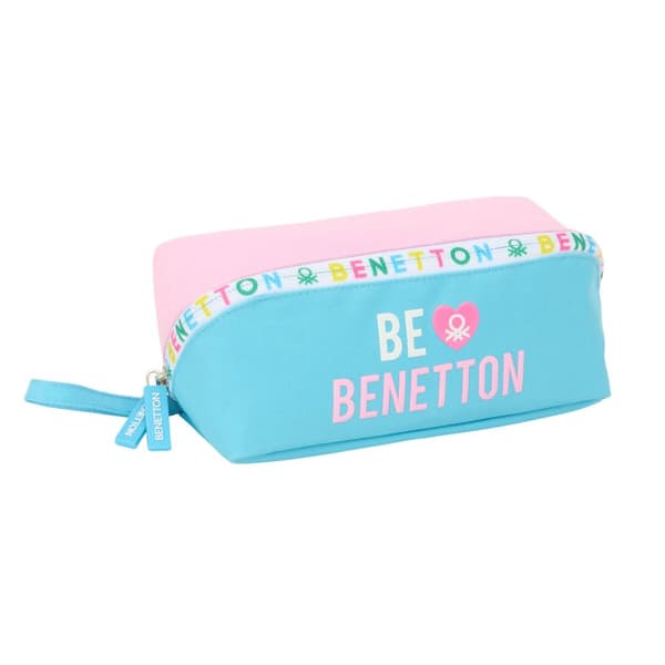 Vadsæk Benetton Unique Pink Turkisblå 20 x 8 x 8 cm