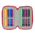 Miniatyrbillede 6 af 6: Tredobbelt Penalhus Mickey Mouse Clubhouse Good day Blå 12,5 x 19,5 x 5,5 cm 37 Dele