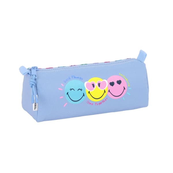 Vadsæk Smiley Joyful Multifarvet Lyseblå 21 x 8 x 7 cm