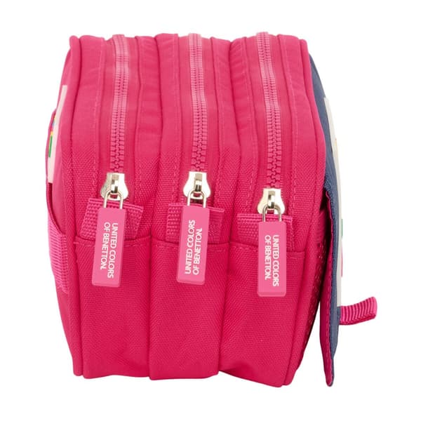 Flerbruksveske Benetton Cherry Cerise Marineblå 21,5 x 10 x 8 cm
