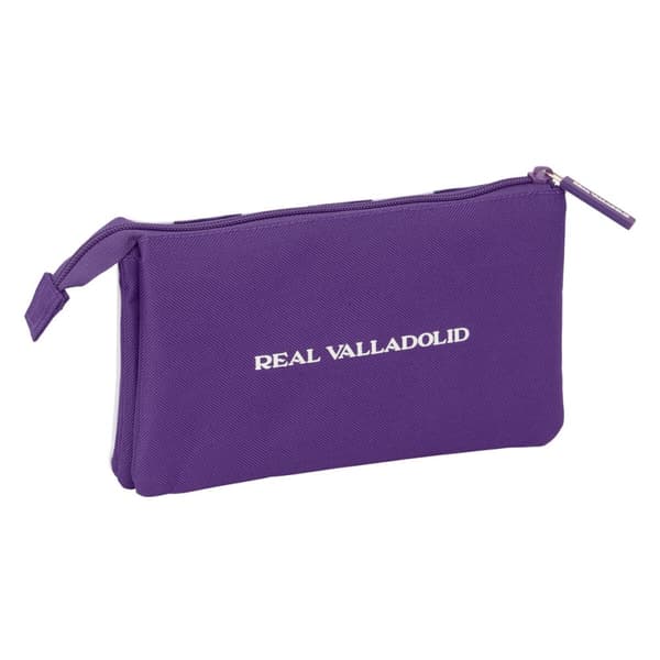 Flerbruksveske Real Valladolid C.F. Hvit Lilla 22 x 12 x 3 cm