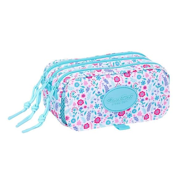 Trousse - Blackfit8 - Cool - 3 Fack - Zippad - Svart - 21 CM