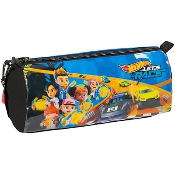 Trousse - SAFTA - Hot Wheels Låt oss tävla - Dragkedja - Fack - Barn