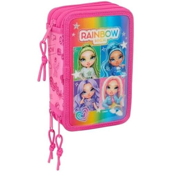 Skolåda - SAFTA - Rainbow High Shine - 37 Verktyg Inkluderade - Flerfärgad - För Barn 5 till 14 År