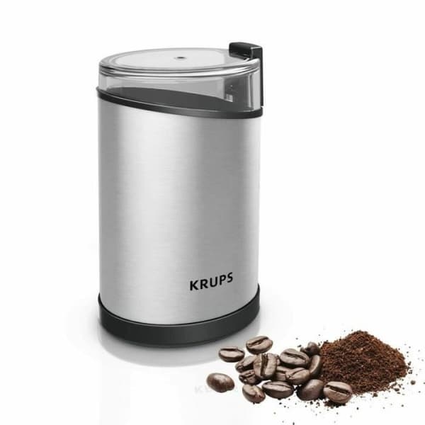 Kryddkvarn - Krups - GX204D - Rostfritt stål - Kompatibel med malt kaffe - Liten hushållsapparat