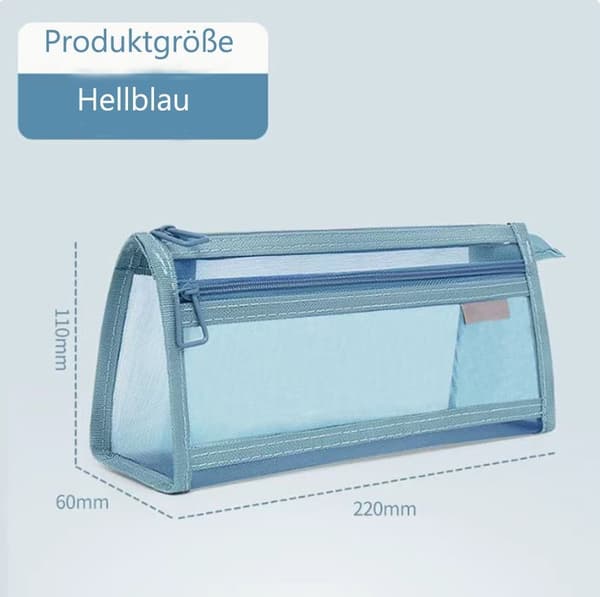 Penaali, Mesh Weave kaksikerroksinen penaali, suurikapasiteettinen kannettavan tietokoneen kotelo - 1 kpl