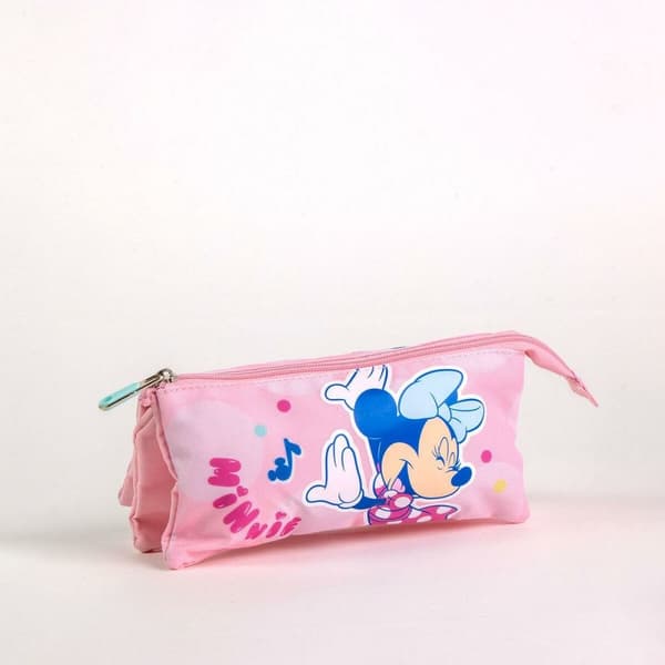 Skoleetui Minnie Mouse Rosa 12 x 3 x 22,5 cm