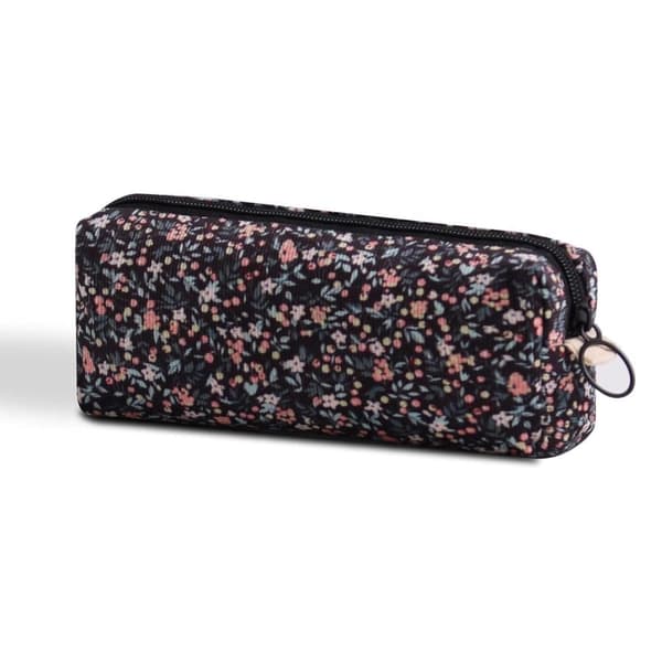 Skriveredskabskasse med sødt blomstermønster, penalhus, opbevaringsarrangør skolepenalhus penalhus 20cm x 7cm x 4,5cm