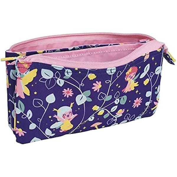 Pennfodral - MILAN - Fairy Tale Special Series - 5 fack - Lila - Polyester