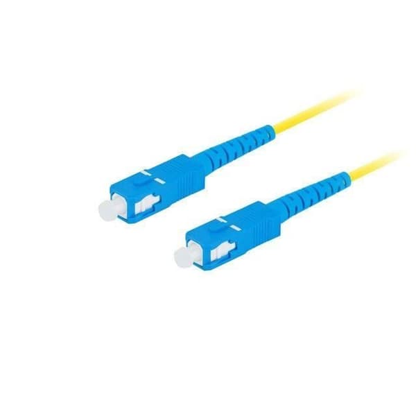 Fiberoptisk kabel - Lanberg - G657A1 - Simplex - 10m - Gul - 3.0mm