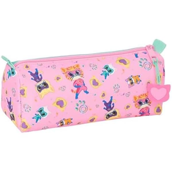 Trousse - SAFTA - SUPERKITTIES - Dragkedja - Fack - För Skolbarn