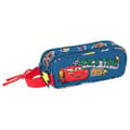 Miniatyrbild 1 av 3: Trousse - Bilar - Racing - 21 CM - 2 Fack - Zippad - Blå