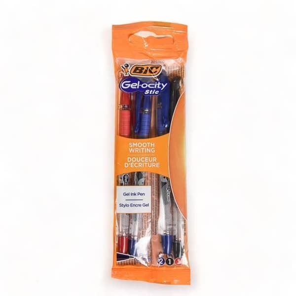 SATS 4 BOLPEN BIC GEL-OCITY STIC